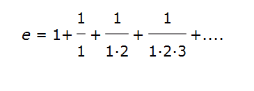 Zahlenfolge zur Berechnung der Eulerschen Zahl